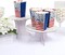 Stars and Stripes Patriotic Party Popcorn Boxes - Premium USA-Themed Favor Treat Containers for Memorial Day 4th of July Labor Day Celebrations, Red White Blue Design, Set of 12